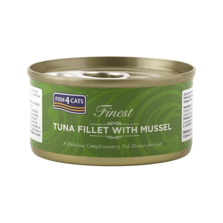 Fish4Cats® – Filetto pregiato di Tonno con cozze 10x70g