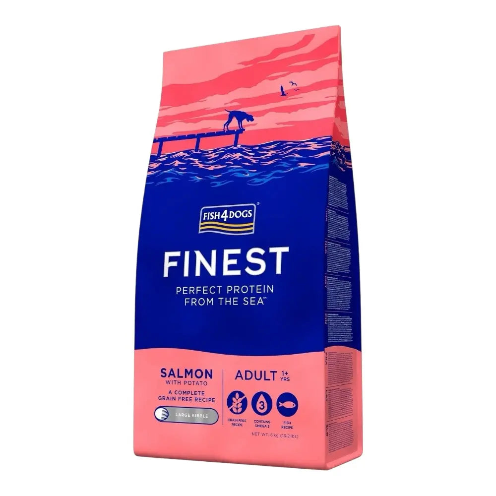 Fish4Dogs Finest Salmon Adult Large Kibble 6kg