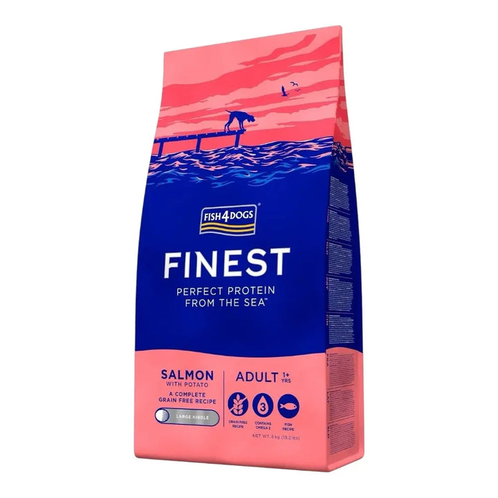 Fish4Dogs Finest Salmon Adult Large Kibble 6kg