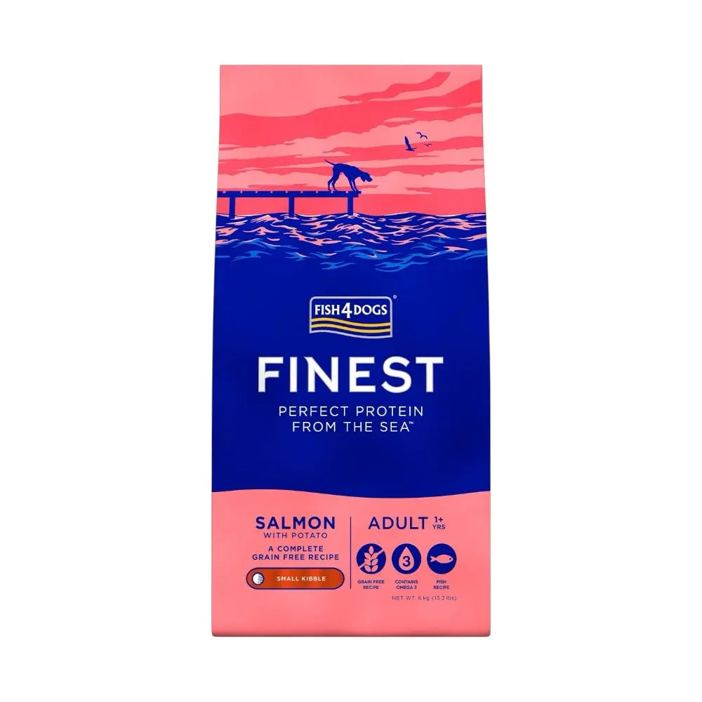 Fish4Dogs Finest Salmon Adult Small Kibble 6kg