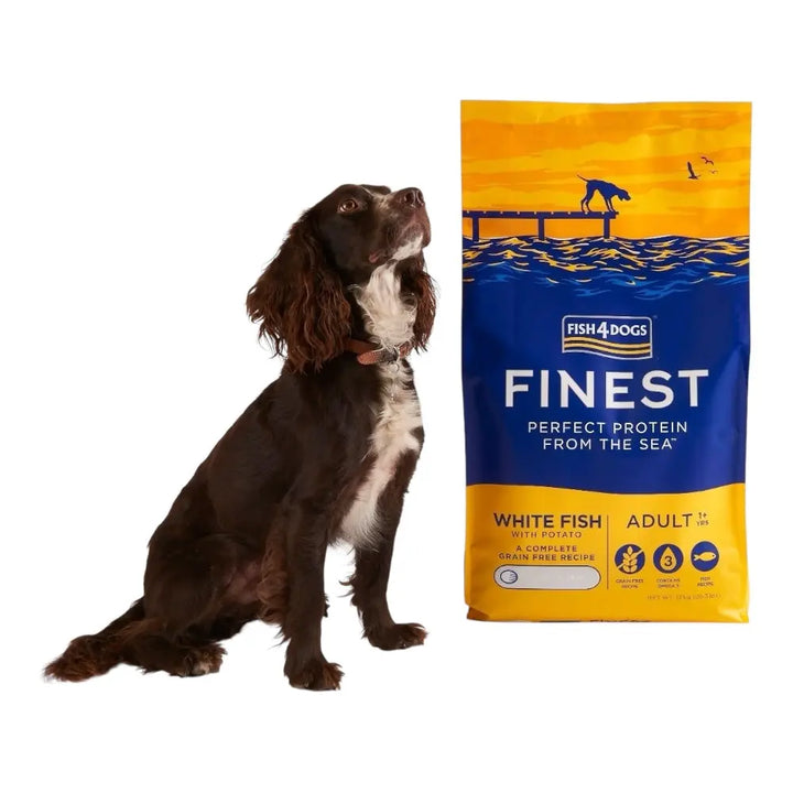 Fish4Dogs Finest White Fish Adult Large Kibble 12kg