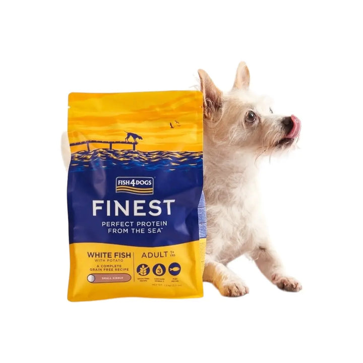 Fish4Dogs Finest White Fish Adult Small Kibble 6kg