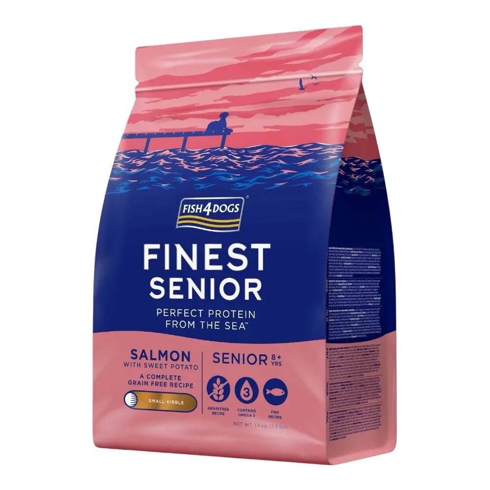 Fish4Dogs Finest Salmon Senior Small Kibble 1.5kg