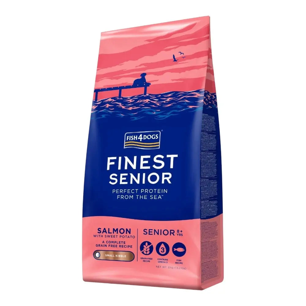 Fish4Dogs Finest Salmon Senior Small Kibble 6kg
