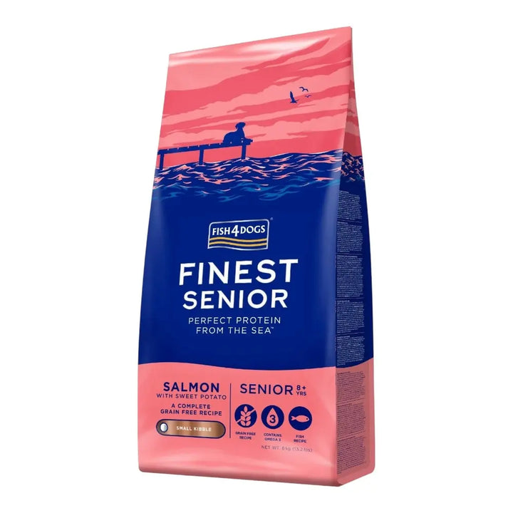 Fish4Dogs Finest Salmon Senior Small Kibble 6kg