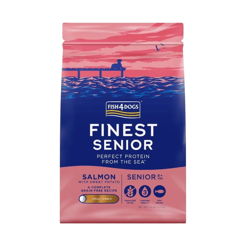 Fish4Dogs Finest Salmon Senior Small Kibble 1.5kg