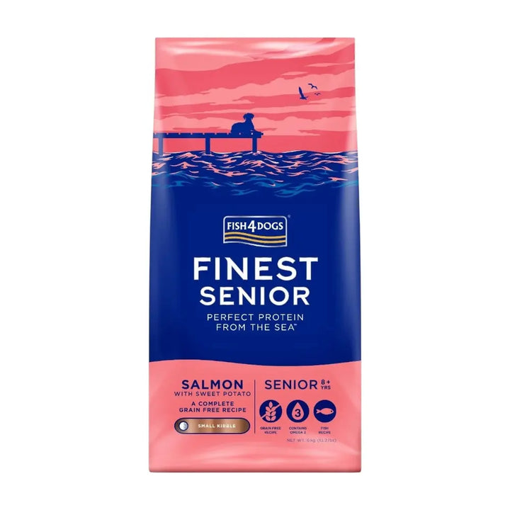 Fish4Dogs Finest Salmon Senior Small Kibble 6kg