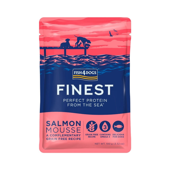 Fish4Dogs Finest Complementary Salmon Mousse 6x100g