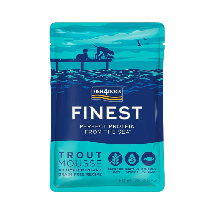 Fish4Dogs Finest Complementary Trota Mousse 6x100g