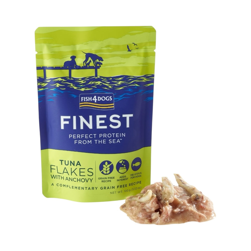 Fish4Dogs Finest Tuna Flakes with Anchovy 6x100g