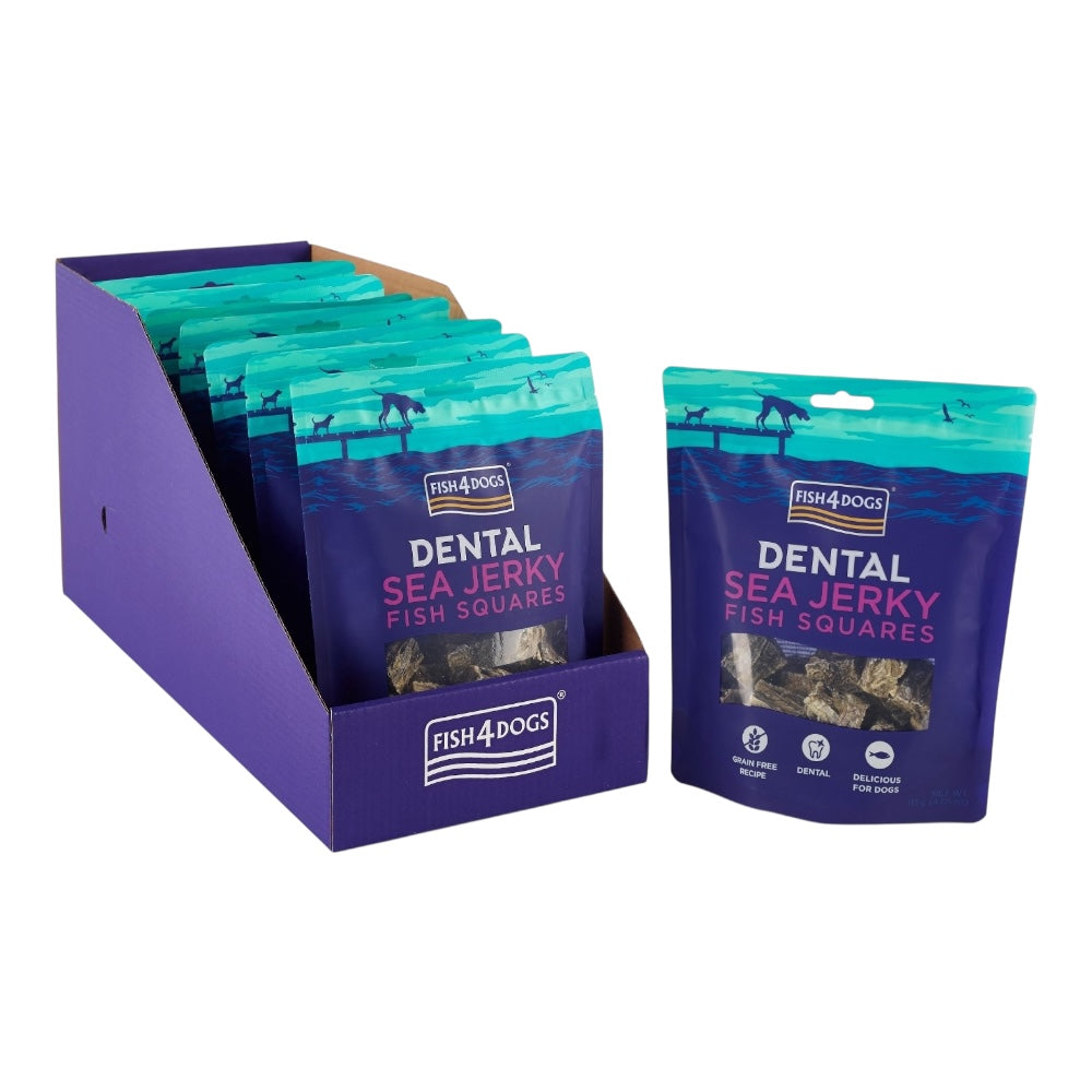Fish4Dogs Sea Jerky Squares 10x115g