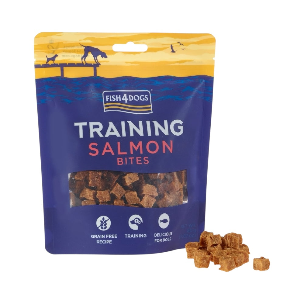 Fish4Dogs Training Salmon Bites Adult 8x80g