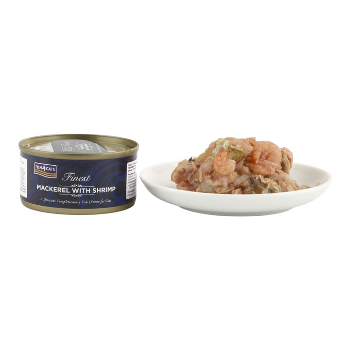 Fish4Cats Finest Mackerel & Shrimp 10x70g