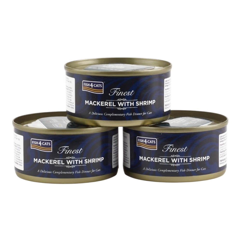 Fish4Cats Finest Mackerel & Shrimp 10x70g