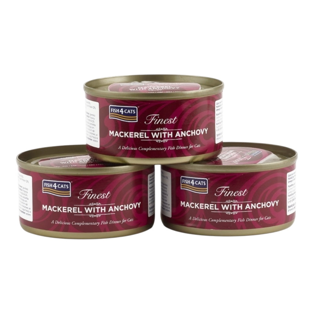 Fish4Cats Finest Mackerel & Anchovy 10x70g