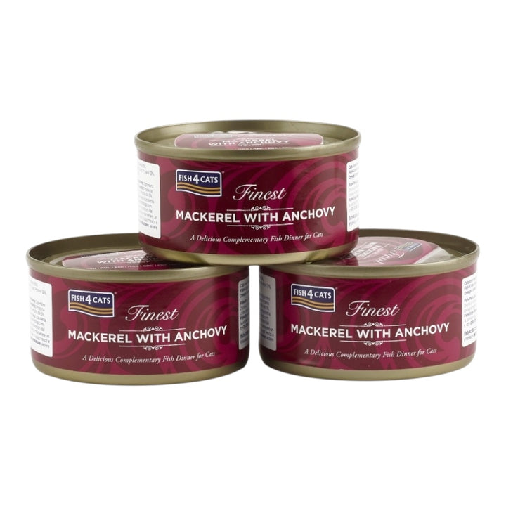 Fish4Cats Finest Mackerel & Anchovy 10x70g
