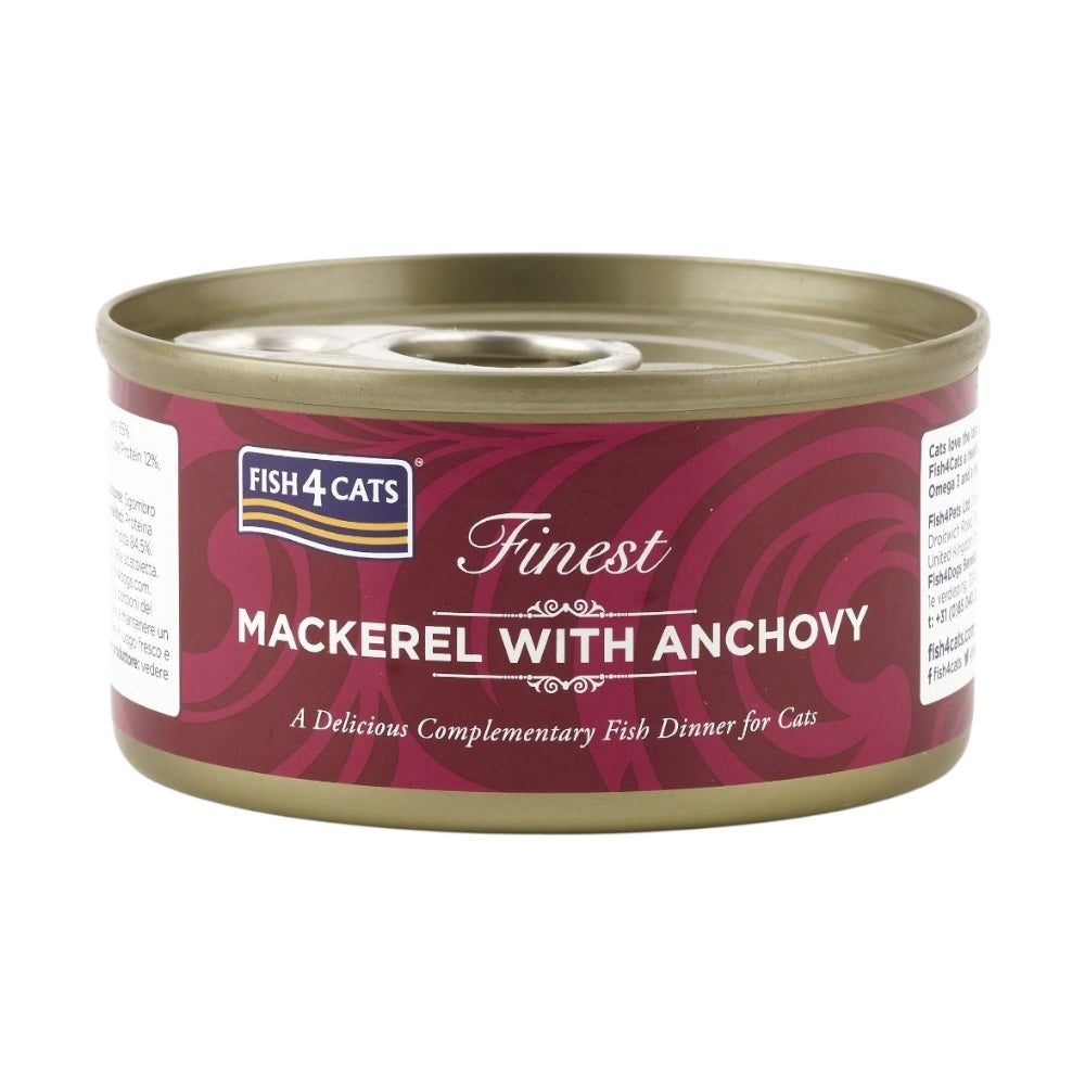 Fish4Cats Finest Mackerel & Anchovy 10x70g