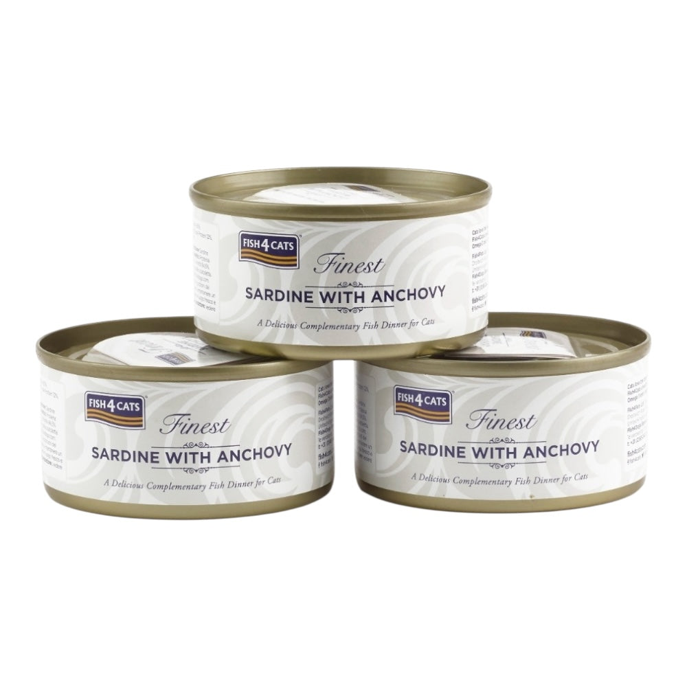 Fish4Cats Finest Sardine & Anchovy 10x70g