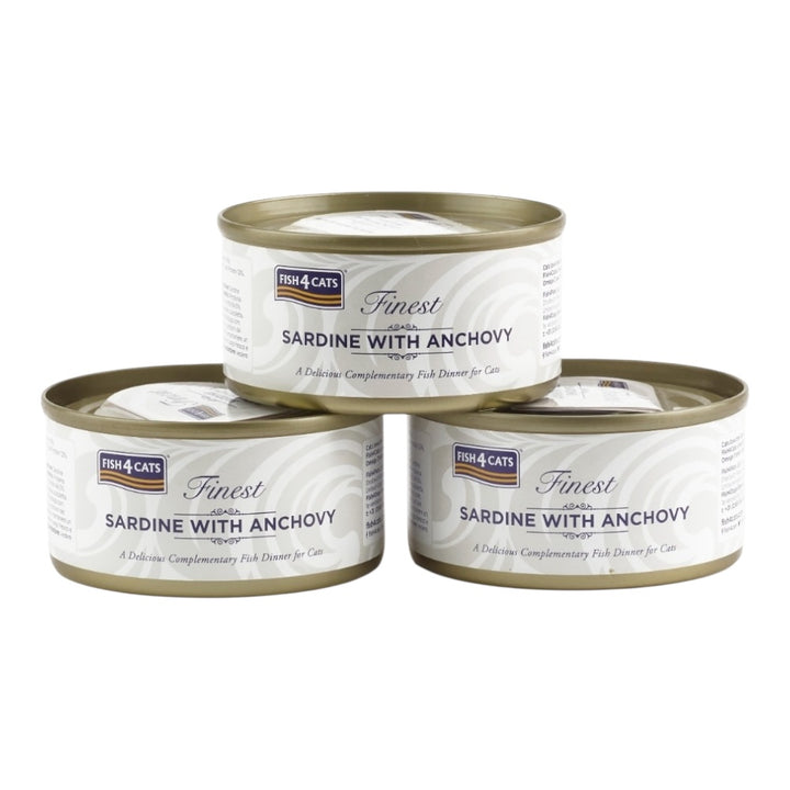 Fish4Cats Finest Sardine & Anchovy 10x70g