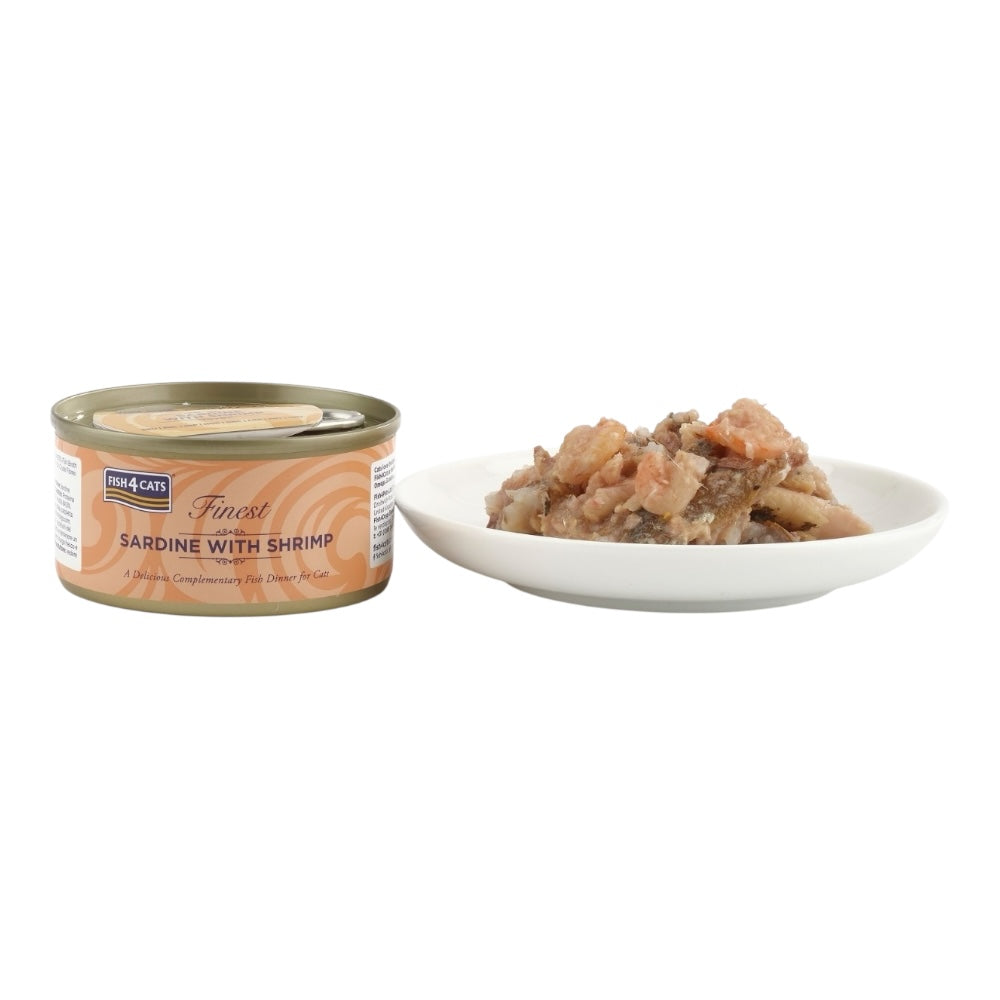 Fish4Cats Finest Sardine & Shrimp 10x70g