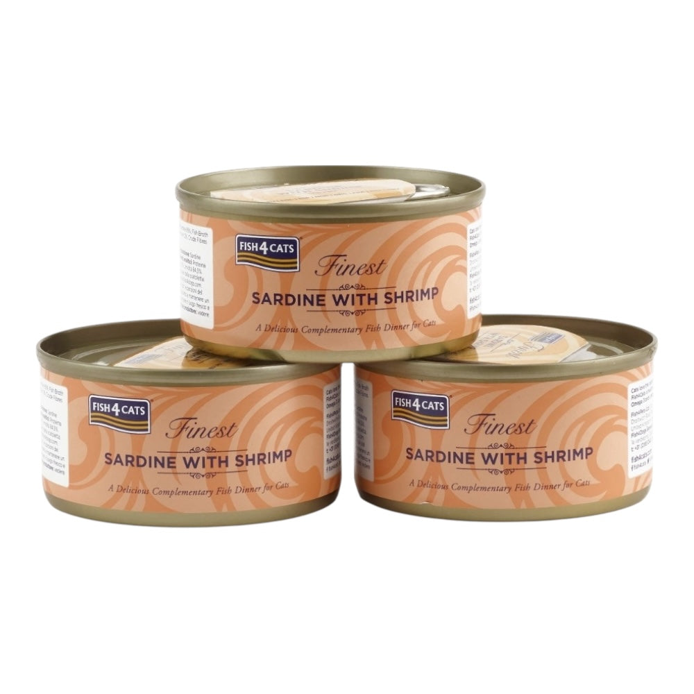 Fish4Cats Finest Sardine & Shrimp 10x70g