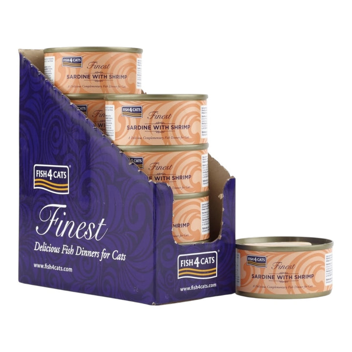 Fish4Cats Finest Sardine & Shrimp 10x70g