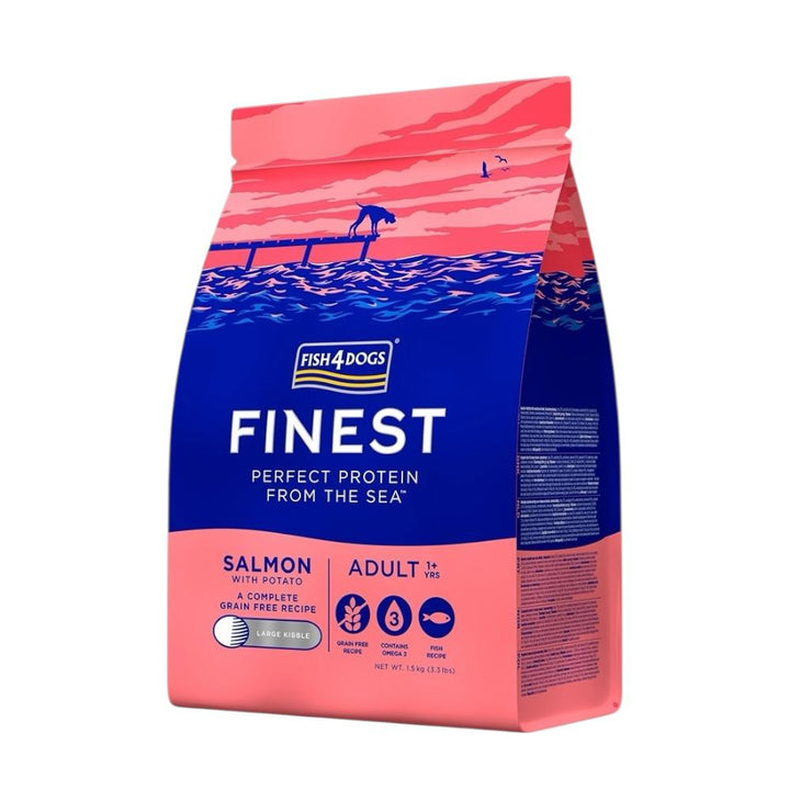 Fish4Dogs®Finest Senior Salmon 1.5kg Large Kibble