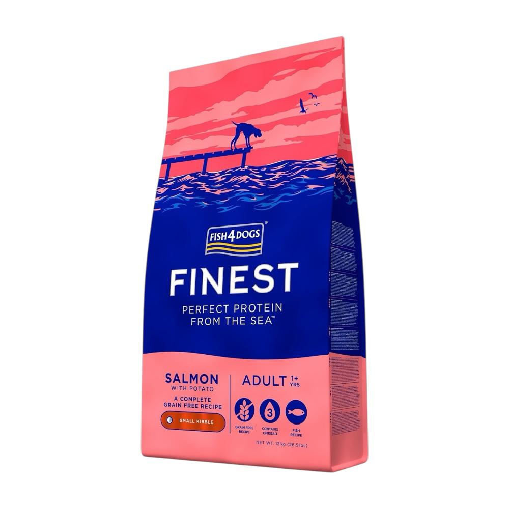 Fish4Dogs Finest Salmon Adult Small Kibble 12kg