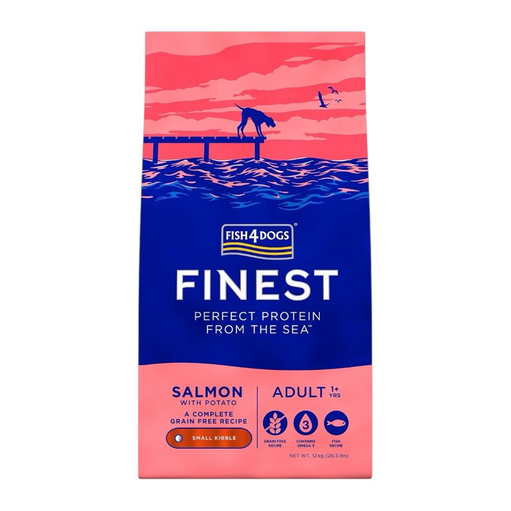 Fish4Dogs Finest Salmon Adult Small Kibble 12kg