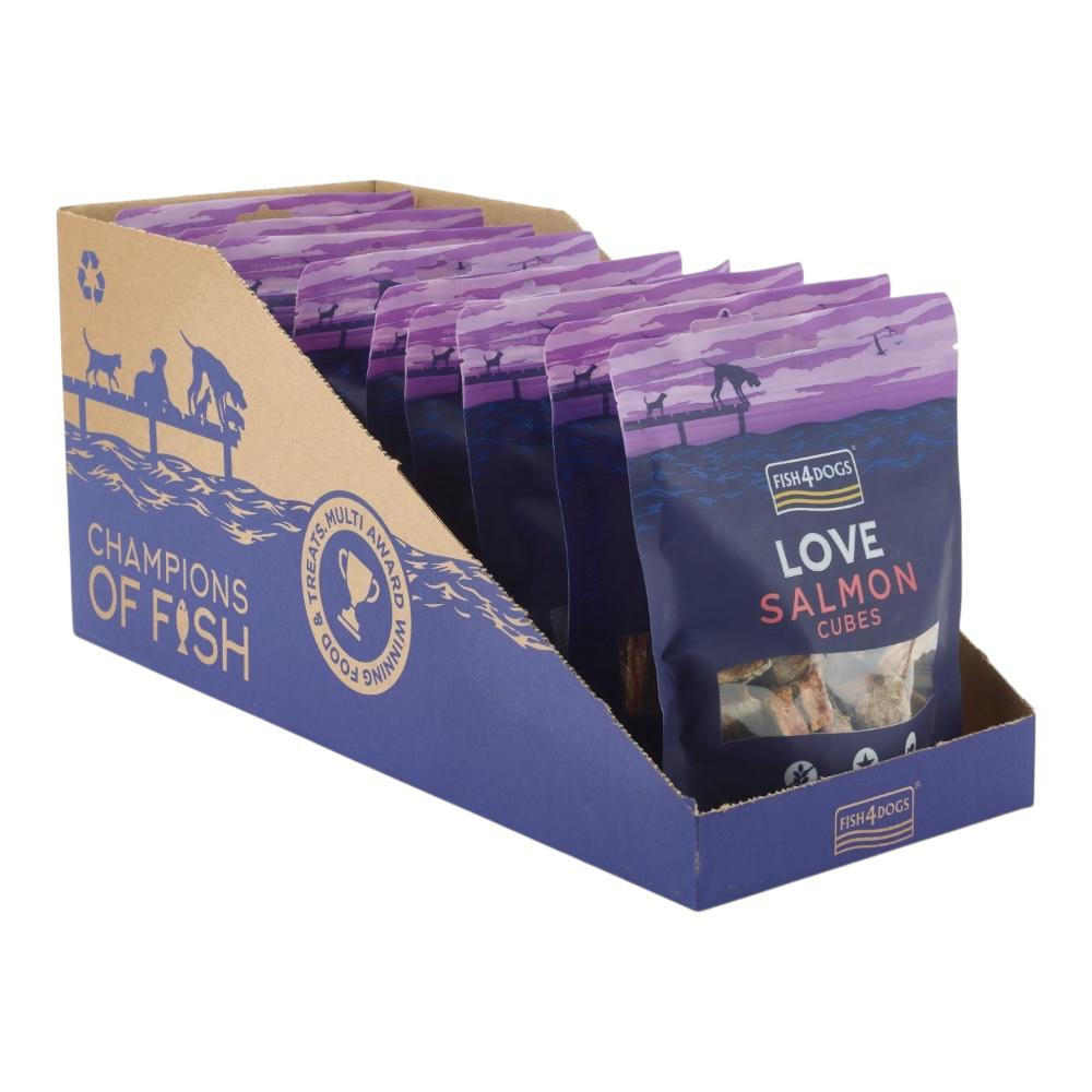 Fish4Dogs Love Salmon Cubes 10x85g