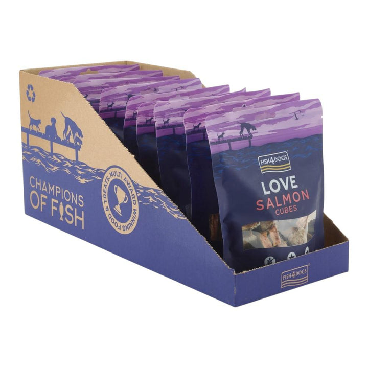 Fish4Dogs Love Salmon Cubes 10x85g