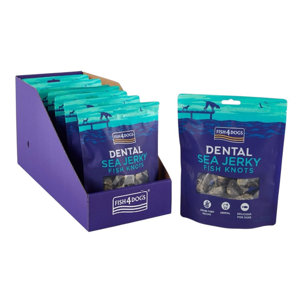 Fish4Dogs Sea Jerky Knots 10x100g