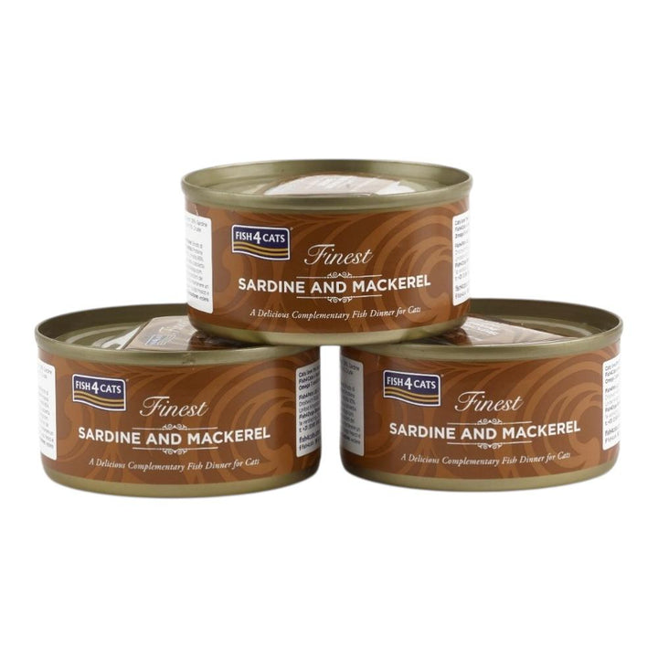 Fish4Cats® – Filetto pregiato di Sardine e sgombro 10x70g