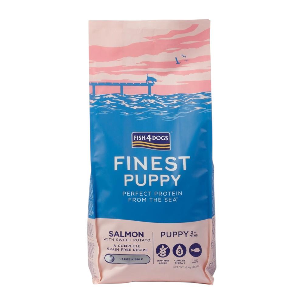 Fish4Dogs Finest Salmon Puppy Large Kibble 6kg