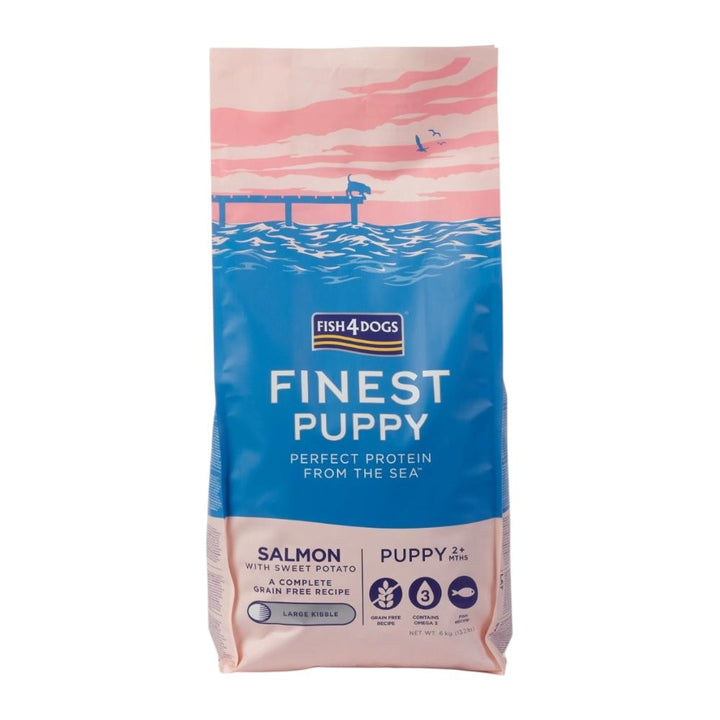 Fish4Dogs Finest Salmon Puppy Large Kibble 6kg