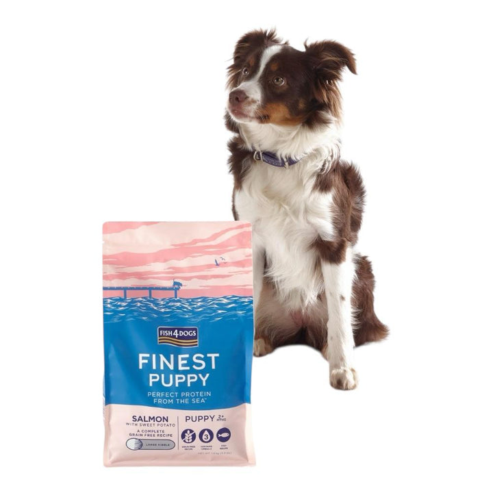 Fish4Dogs Finest Salmon Puppy Large Kibble 1.5kg