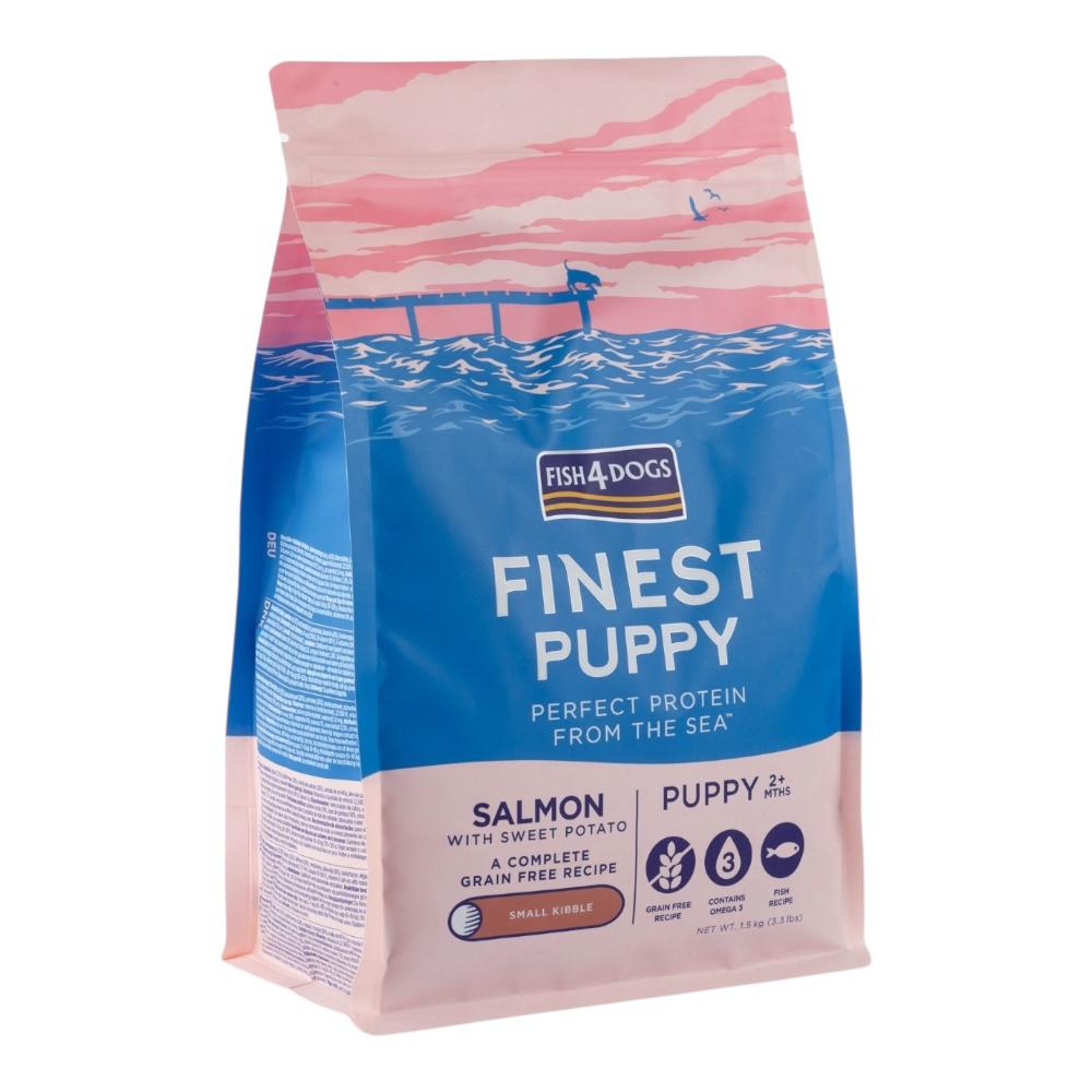 Fish4Dogs Finest Salmon Puppy Small Kibble 1.5kg