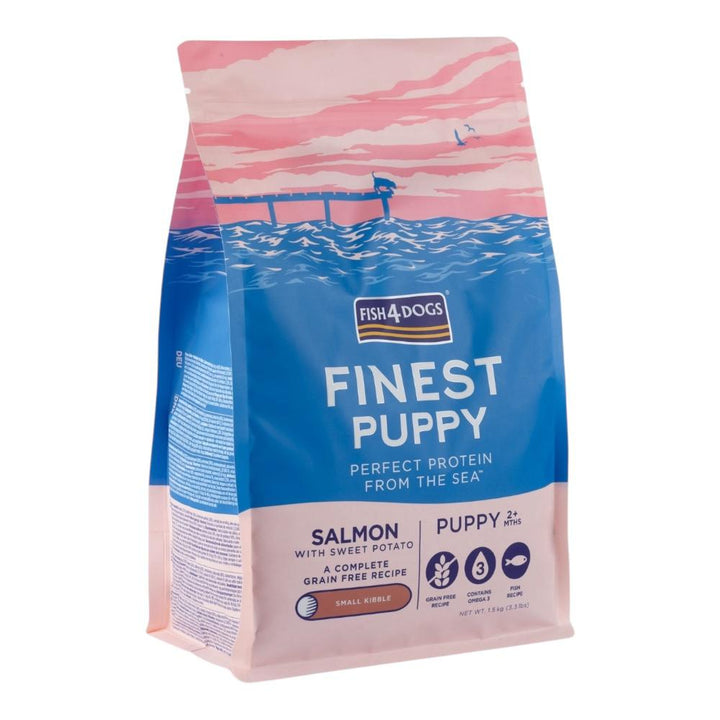 Fish4Dogs Finest Salmon Puppy Small Kibble 1.5kg